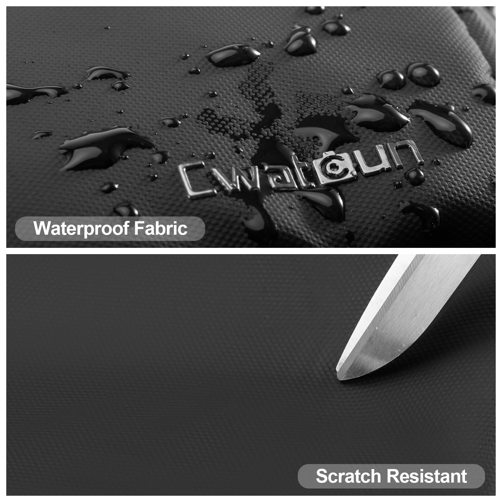 Cwatcun DSLR Kameratasche,SLR Fototasche,Kameratasche zum Umhängen,Wasserbeständig Kamera-Gürteltasche,Umhängetasche für Fotografen(Schwarz)