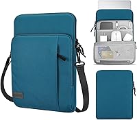 Vista 21 de MoKo estuche con bolsillos para tablet de 12.9 pulgadas, para iPad Pro 2021/2020/2018/2017/2015 de 12.9 pulgadas, Surface Laptop Go de 12.4 pulgadas