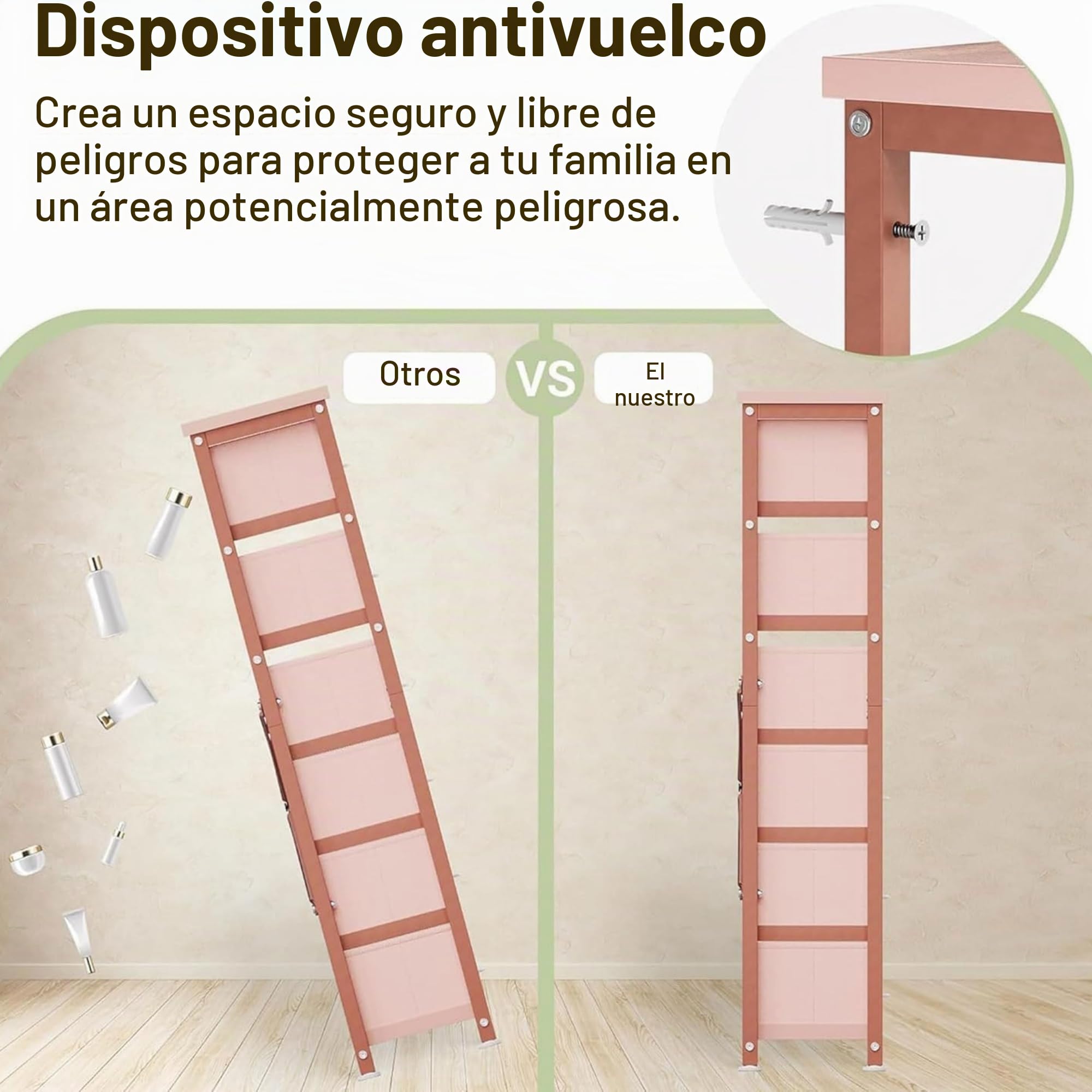 Cómoda alta rosa para dormitorio adulto, 16 cajones de tela con almacenamiento espacioso para ropa y accesorios, armario de almacenamiento vertical para dormitorio pequeño (rosa)