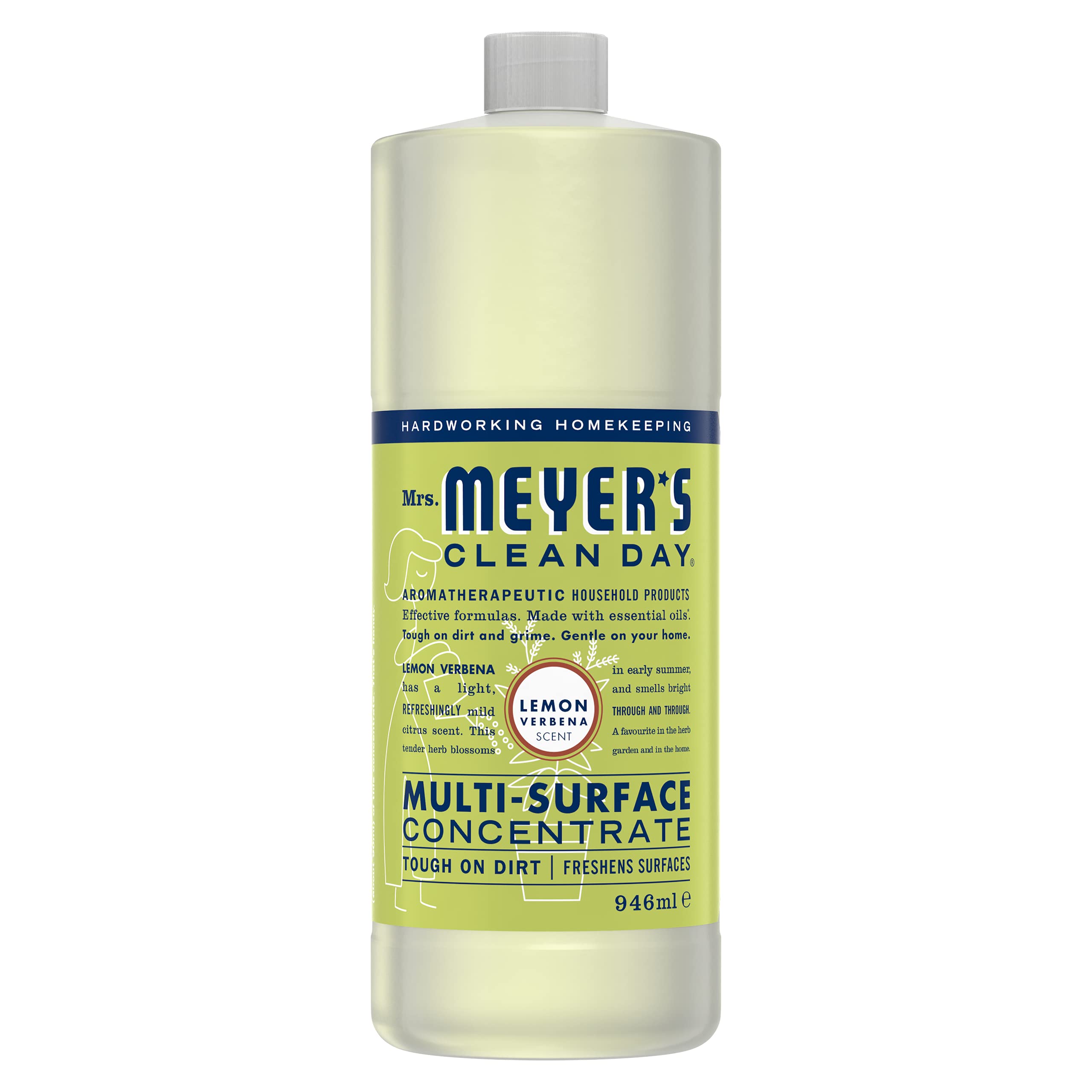 Mrs Meyers Clean Day Multi Surface Concentrate, Lemon Verbena, 946ml