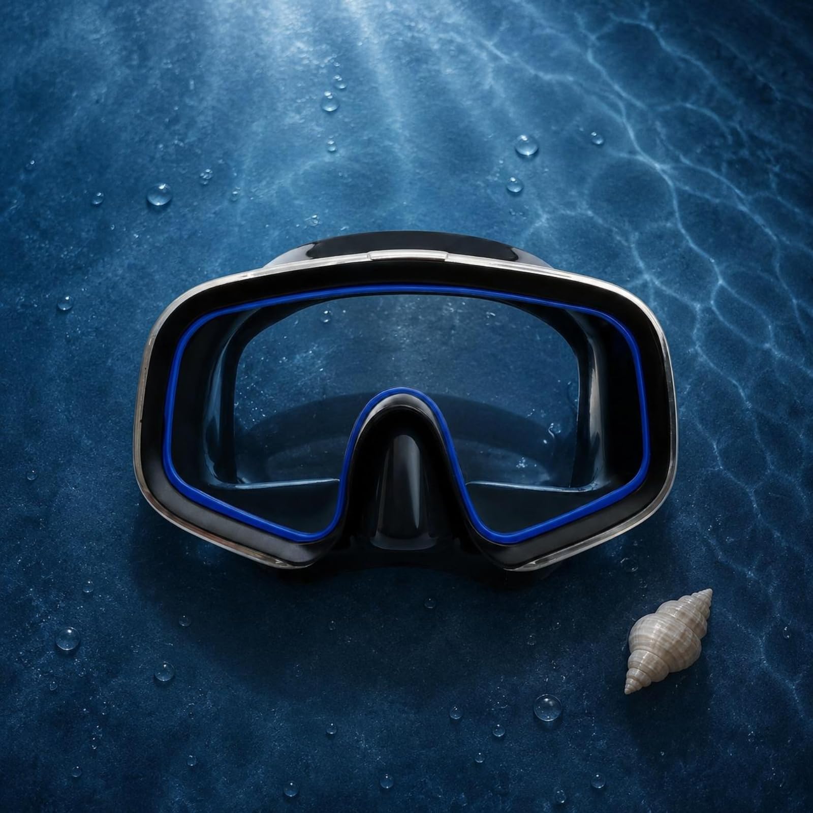 Milageto Gafas Buceo Panorámicas Visión Amplia Más Natación con Nariz Ajuste Cómodo Más Snorkel Completa para Adultos