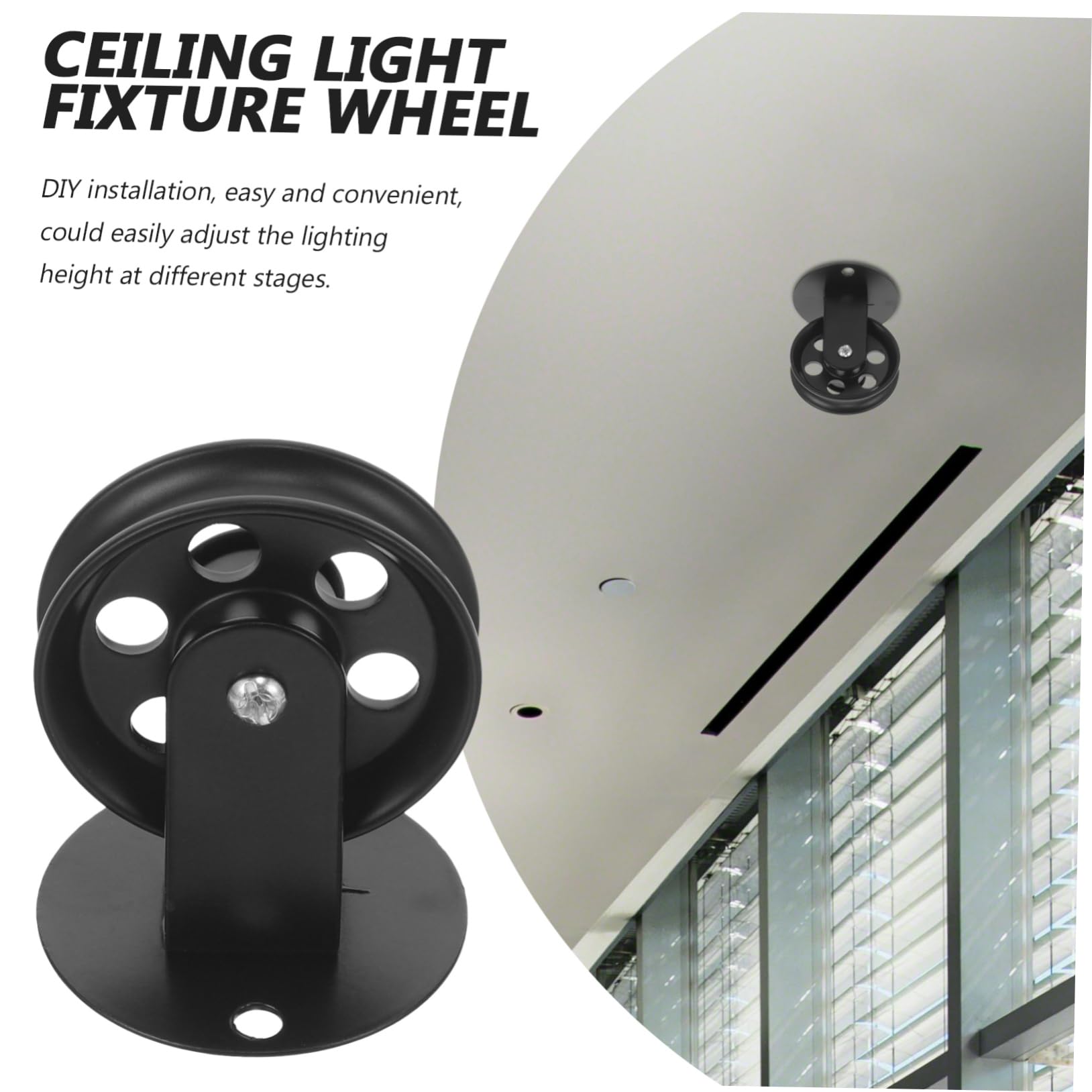 Koło Pasowe Do Lampy Wiszącej Akcesorium Regulowane Współczesny Design Pasuje Do Różnych Opraw Oświetleniowych Estetyczne Udoskonalenie Wnętrza