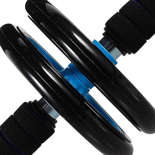 Miniatura 9 de Rodillo de rueda abdominal silencioso para fitness en casa, entrenador abdominal de dos ruedas para fuerza central y quema de grasa, rodillo de