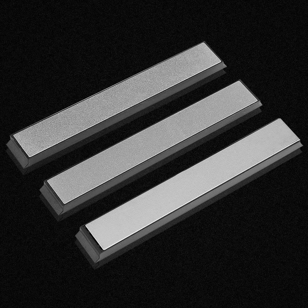 3 Stuks Diamantslijpsteen Set - 120 Extra Grof, 800 Medium & 2000 Extra Fijn - Voor Messen, Scharen En Gereedschap