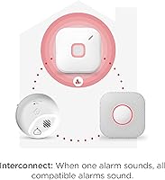 Vista 2 de First Alert SC5 Alarma inteligente de humo y monóxido de carbono cableada, SMCO600NV-AC, paquete de 1