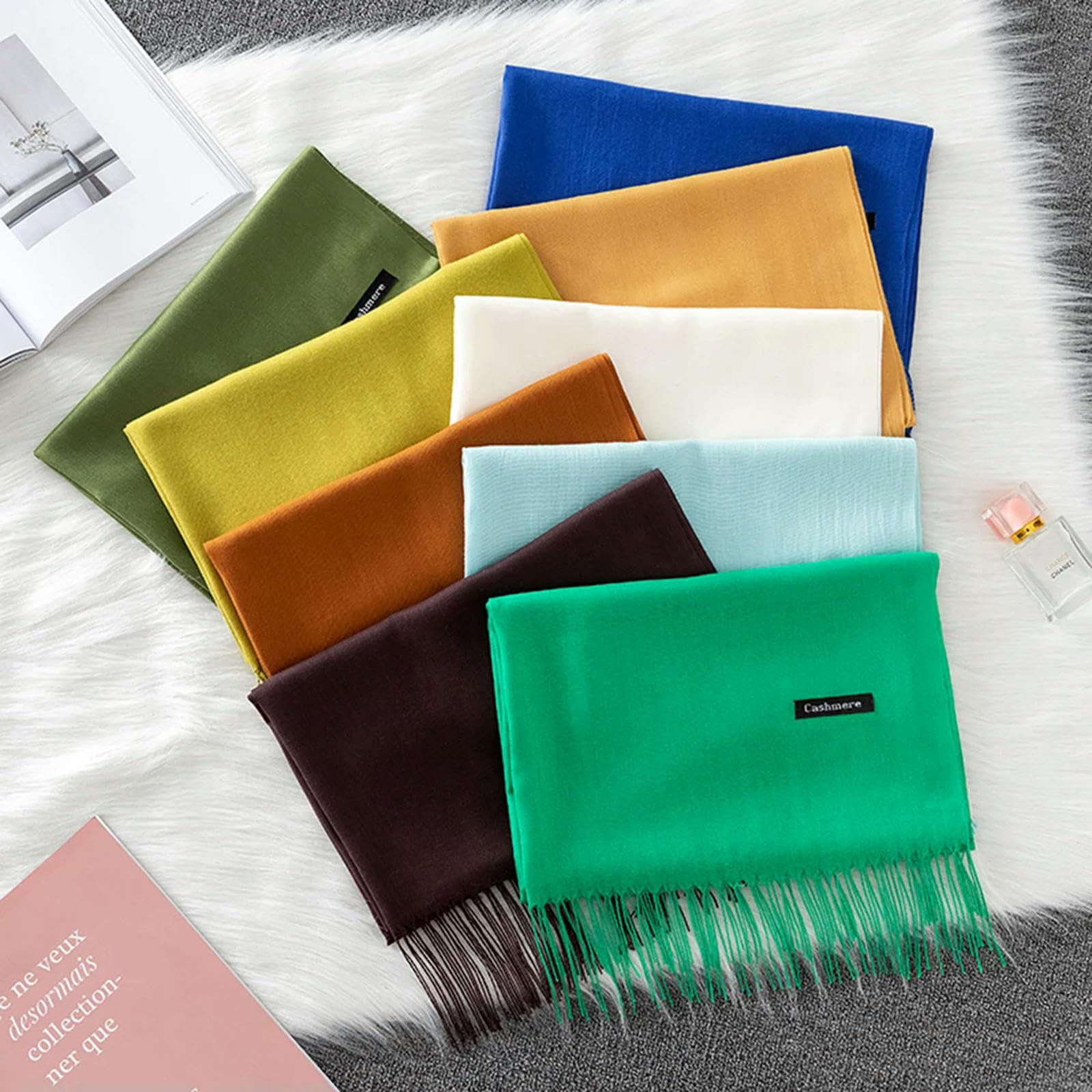 Szalik moda solidny szalik kobiety miękkie zimowe ciepłe szaliki hidżab damski szal chusty bandana fulard