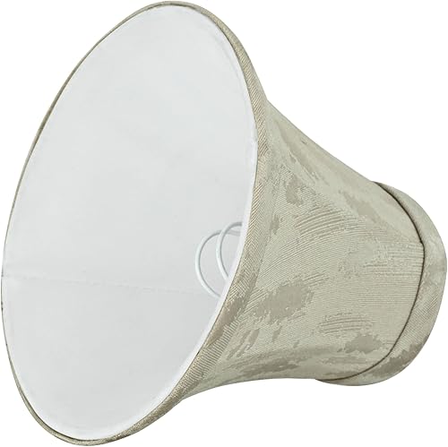 Miniatura 9 de Aspen Creative 30011 Clip de candelabro con forma de campana pequeña (1 paquete), diseño de transición, pantalla de lámpara de 6 pulgadas de ancho