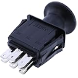 JEENDA Blade PTO Switch 196112 6201-348 532196112 AYP Compatible with Delta Husqvarna GT2254 GTH2654 LGT2554 LGT2654 LOYTH20F YT48CS YTA24V48 YTH23K48 YTH23V48 YTH24K48 YTH24V48 YTH2348 YTH2448