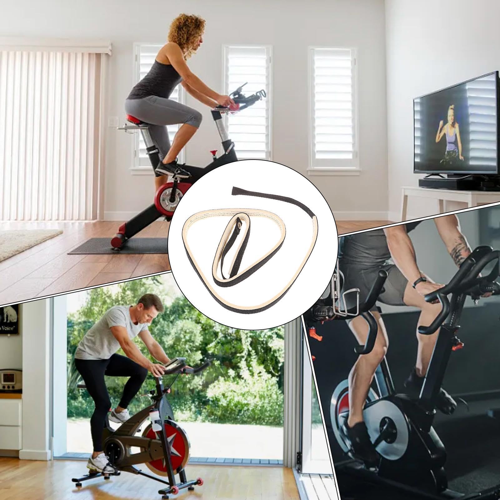 Pas cierny do roweru treningowego,Pas cierny do roweru treningowego Wymiana | Pas parciany Zapasowe napięcie oporu do ćwiczeń na rowerze stacjonarnym, ćwiczeń w domowej siłowni,