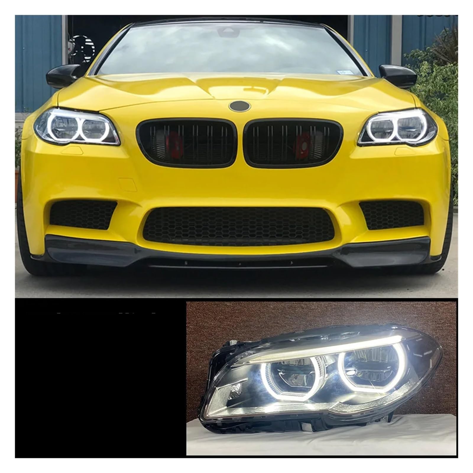 Auto-Frontscheinwerfer, kompatibel mit BMW F10-Scheinwerfern 2010–2017, 5er-Serie 520i 525i 530i F18, Scheinwerfer, Autozubehör(For 2011-2013Year)