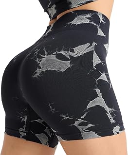 Women Workout Impact Shorts 4.5 Scrunch Butt Lifting Tummy Control Gym Shorts Comfy Running Seamless Booty Biker Shorts