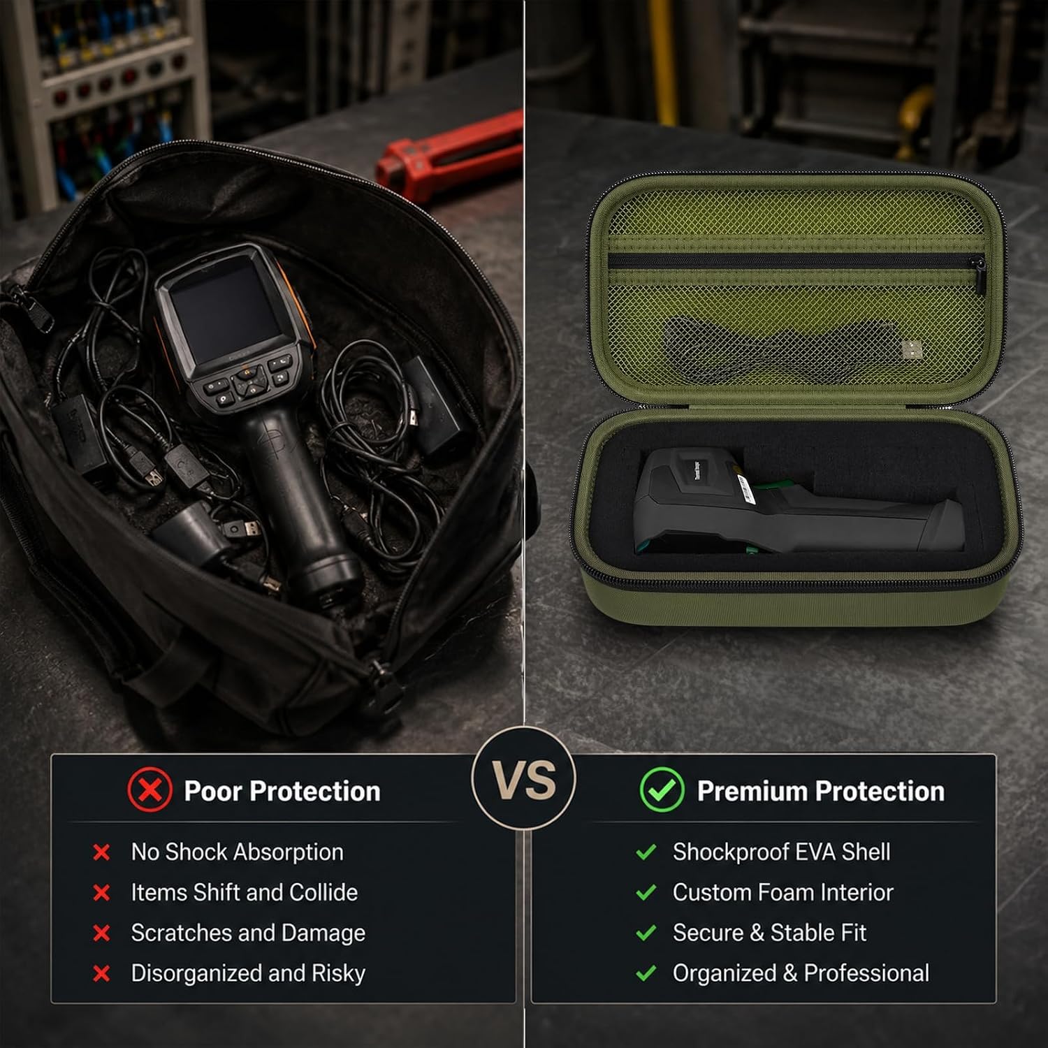 Boobowl Hard Thermal Camera Case for TOPDON TC004, for HSFTOOLS HF96, H128 image 4