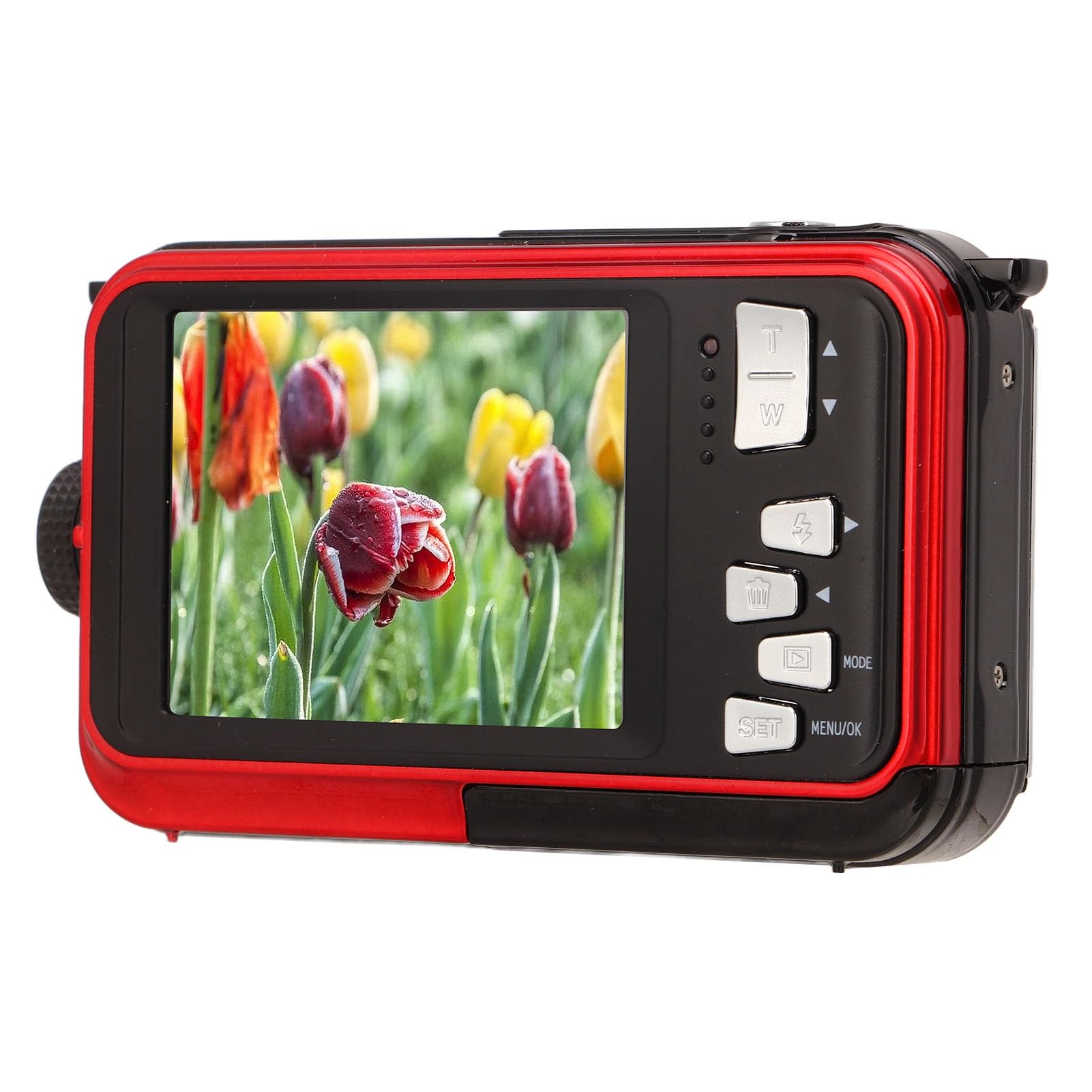Easypix W1400 Aquapix Active Digitale Onderwatercamera (14 Megapixel, 6,8 Cm (2,7 Inch) Dual Display, 4-Voudige Zoom, Waterdicht Tot 3 M), Blauw