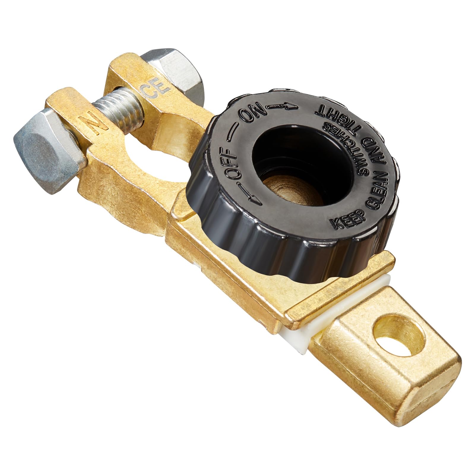 Spurtar Batterie Trennschalter 12V 24V Schwarz Batteriehauptschalter Autobatterie Schalter Batterietrennschalter, Hauptstromschalter für Auto Truck Boot Fahrzeuge