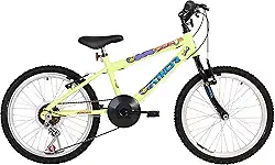 BICICLETA ATHOR ARO 20 MTB 1X6Veloc. EVOLUTION STREET MASCULINA AMARELO NEON