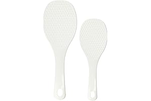 1150 Rice Paddle - Silicone handle for Enhanced Grip, Non-Scratch Surface