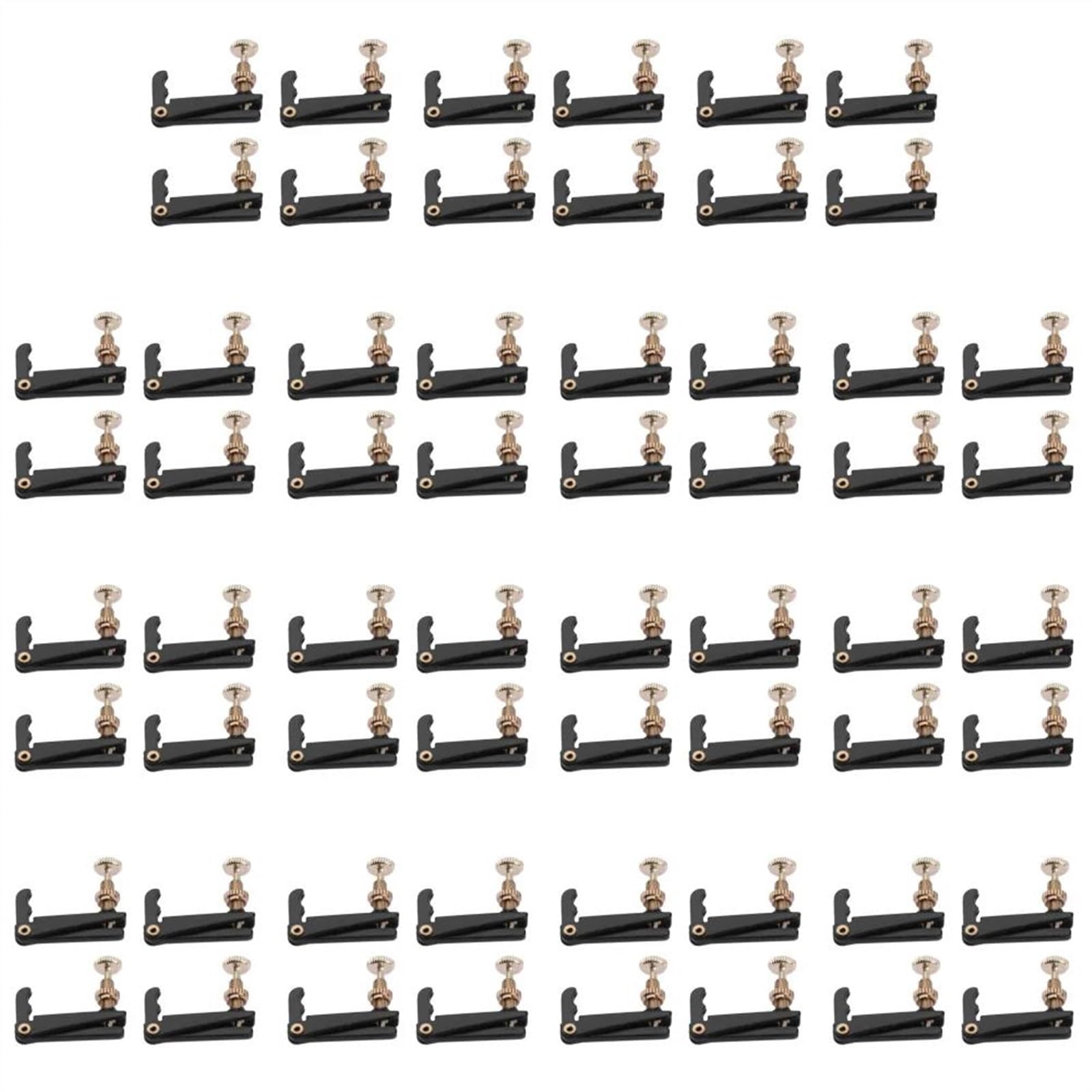 4-100 pz Violino Accordatore Violino Accessori Per Violino 4/4 3/4 Violino Fine Tuner Regolatore Viti di Placcatura In Rame accessori violino per principianti(80pcs)