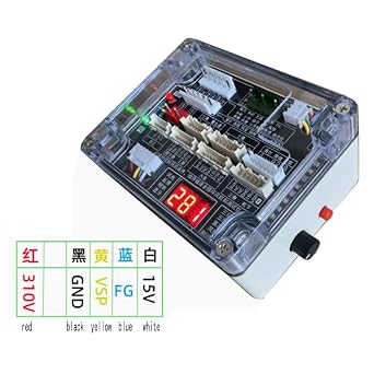 iDili Air Conditioner 3-Wire/5-Wire DC Fan Motor Tester - Short-Circuit Protection, Speed Adjustment for HVAC Motor Diagnostics