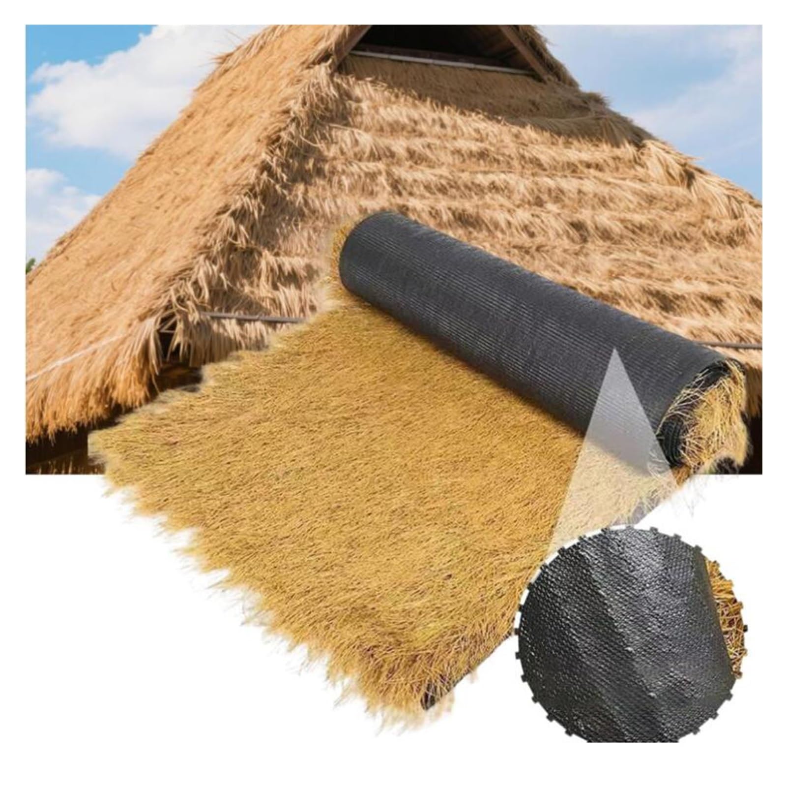 Chaume synthétique imperméable pour décoration tropicale mexicaine de fête