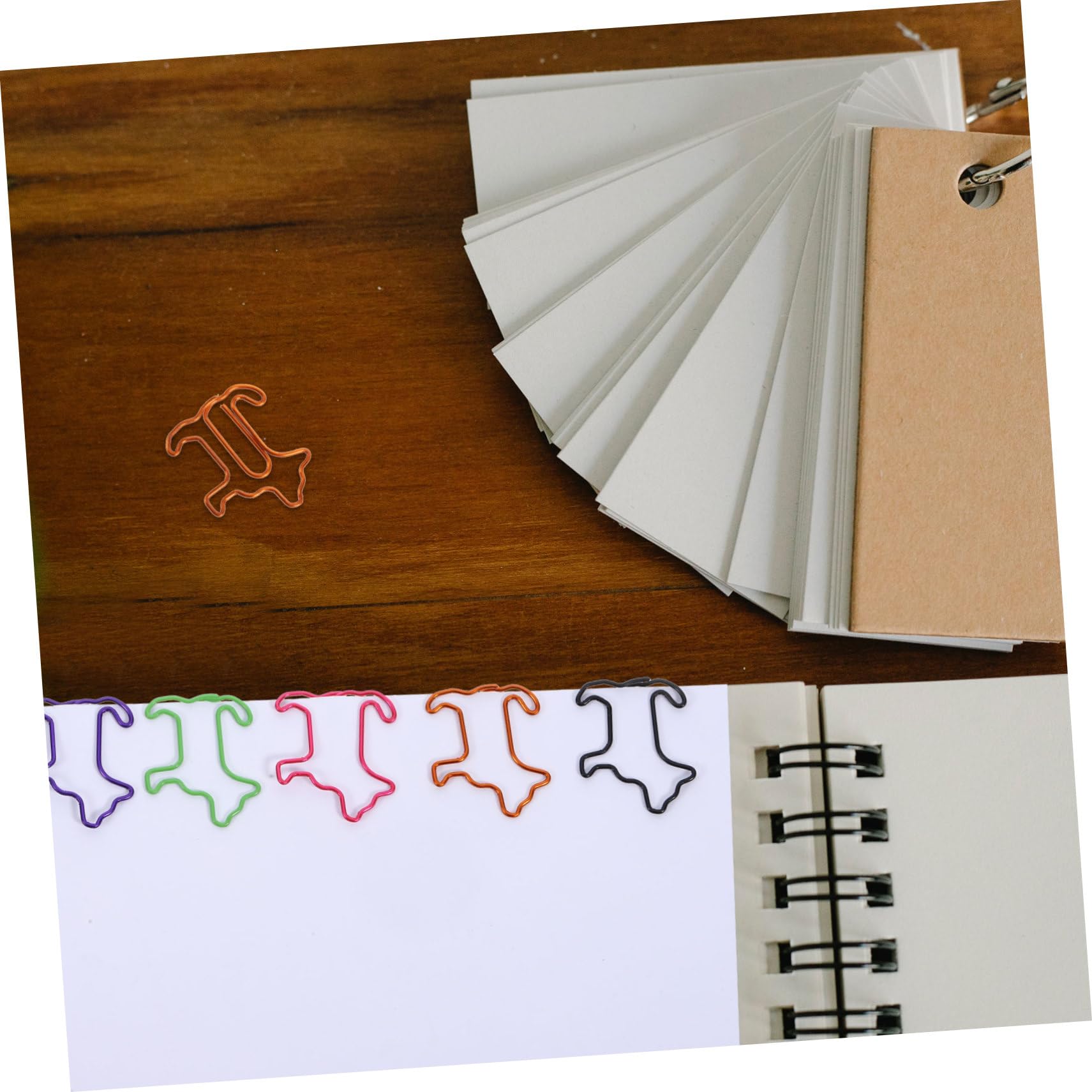 NUOBESTY 5 Set Di Graffette Decorative A Forma Di Animale Design Elegante Per Ufficio E Scuola 60 Pezzi * 5