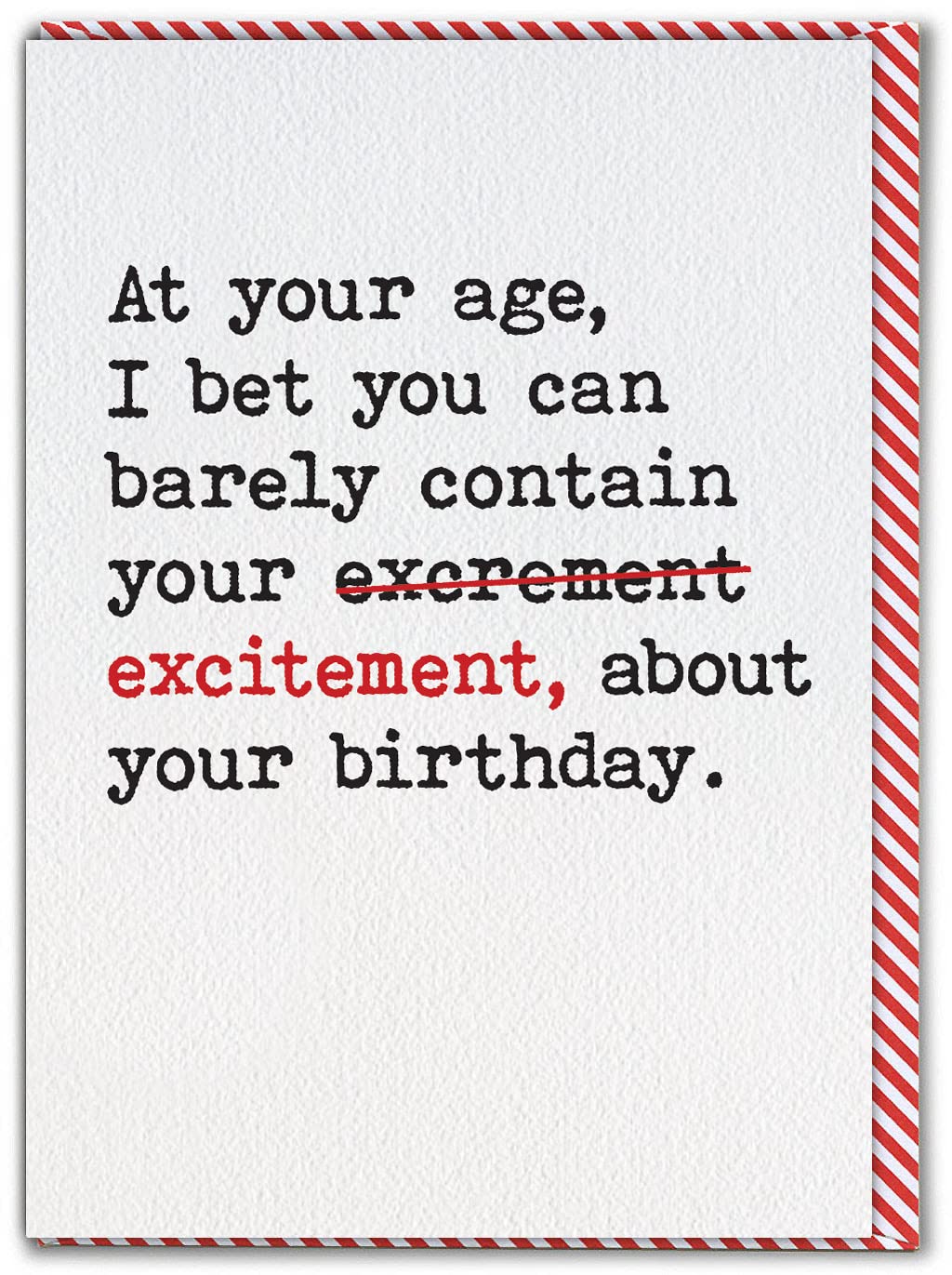 Brainbox Candy - Carte D'anniversaire Amusante – « I'm Younger