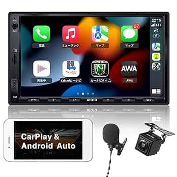 Amazon.co.jp: ATOTO F7 XE ワイヤレス CarPlay，Android Auto