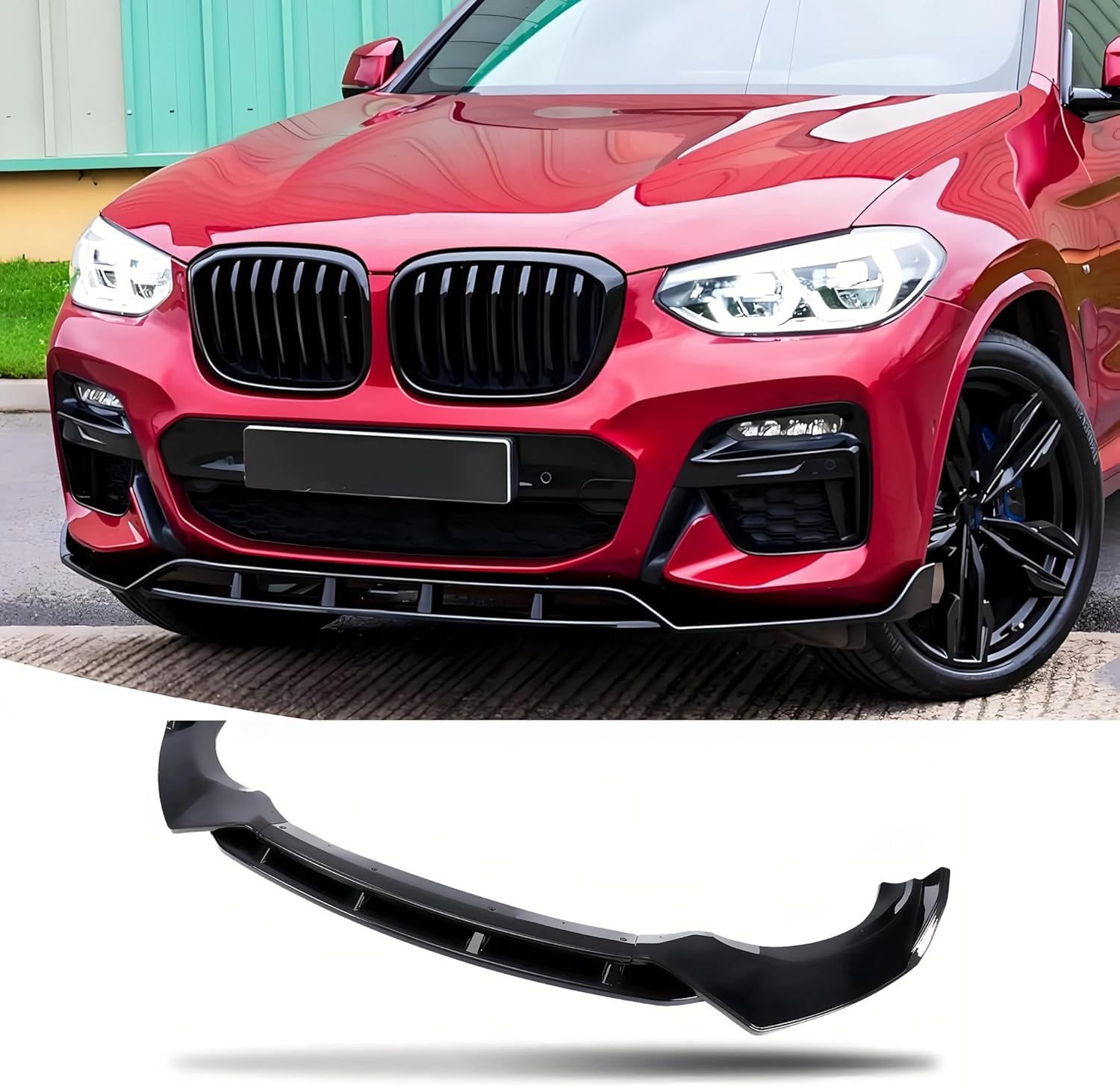Front Lip Spoiler for BMW G02 X4 M Sport 4Pcs 2018-2021 Lightweight