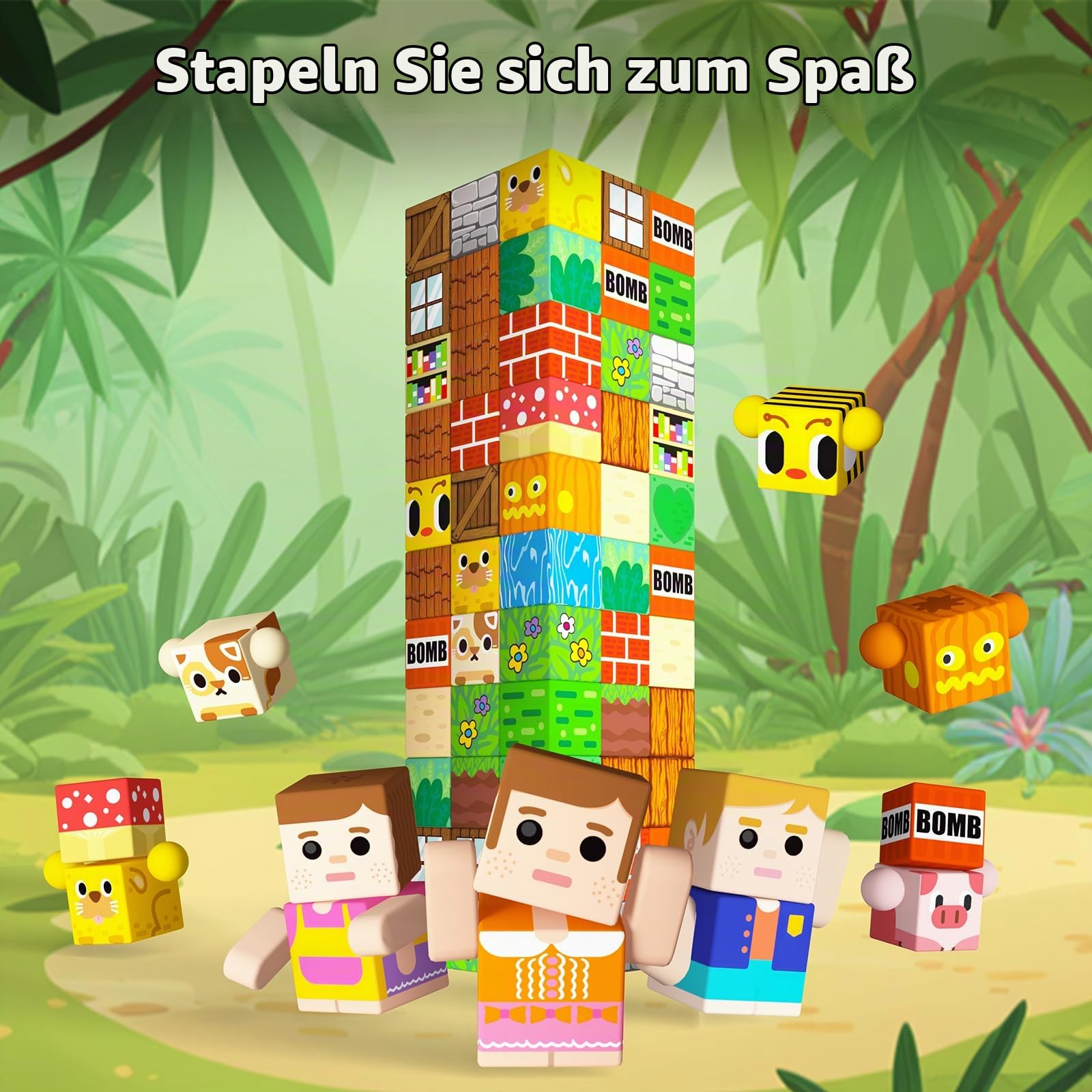 KIDCHEER Magnetische Bausteine 200 Stück