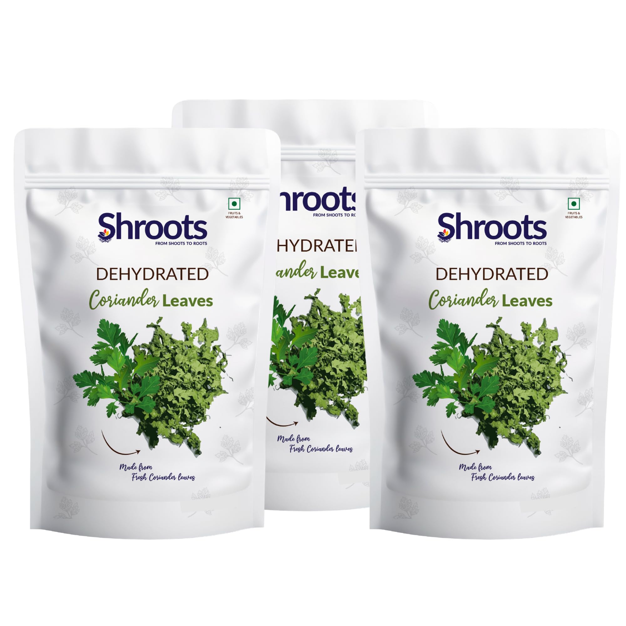 Shroots Dehydrated Coriander Leaves: Flavorful Kitchen Essential for Everyday Cooking, Garnishing and Health Benefits (Pack Of 3) (B0D11VNPKB) Amazon Price History, Amazon Price Tracker