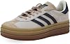 Tenis adidas Gazelle Bold para Mujer, Blanco Crema/Añil Nocturno, Talla 9 1