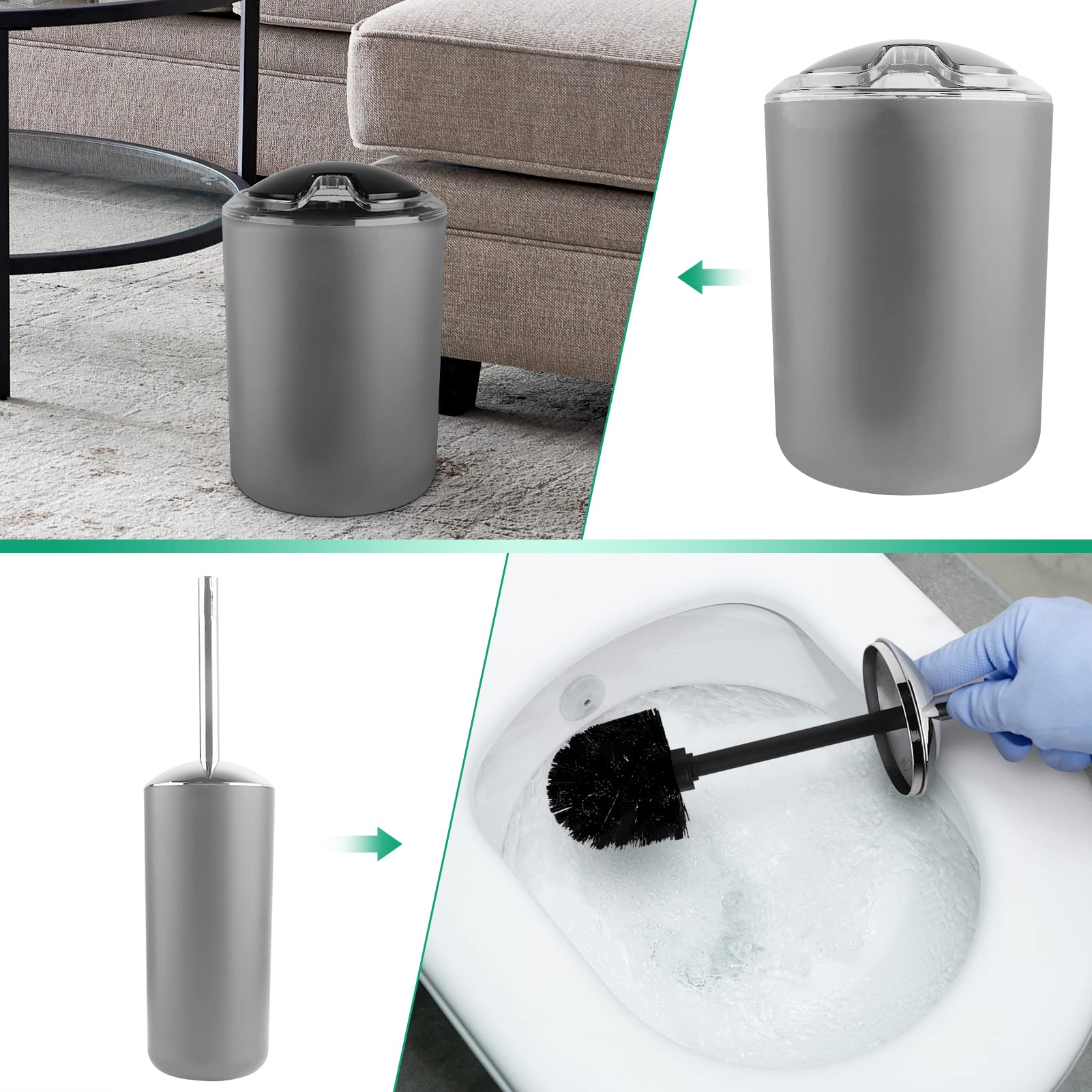 Wopeite Badkameraccessoires Toiletset 6-Delig met