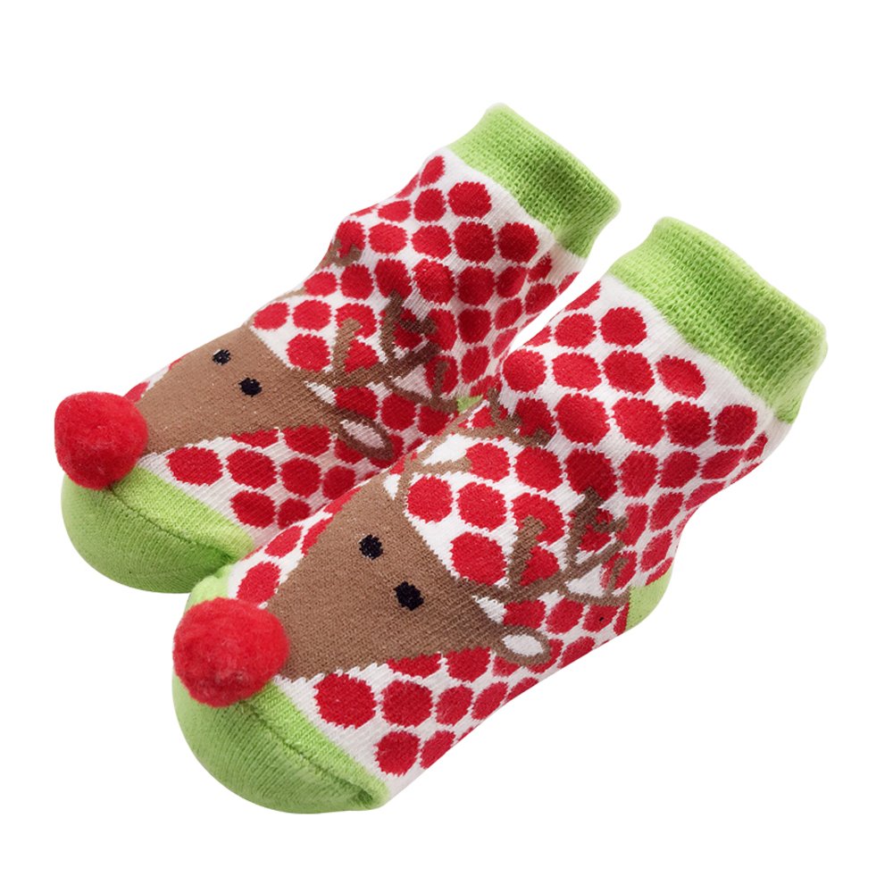 Sanlutoz Men's Socka023 Toddler Baby Boy Girl Christmas Socks Gifts Santa Newborn Infant Sock Halloween (0-12 Months, )