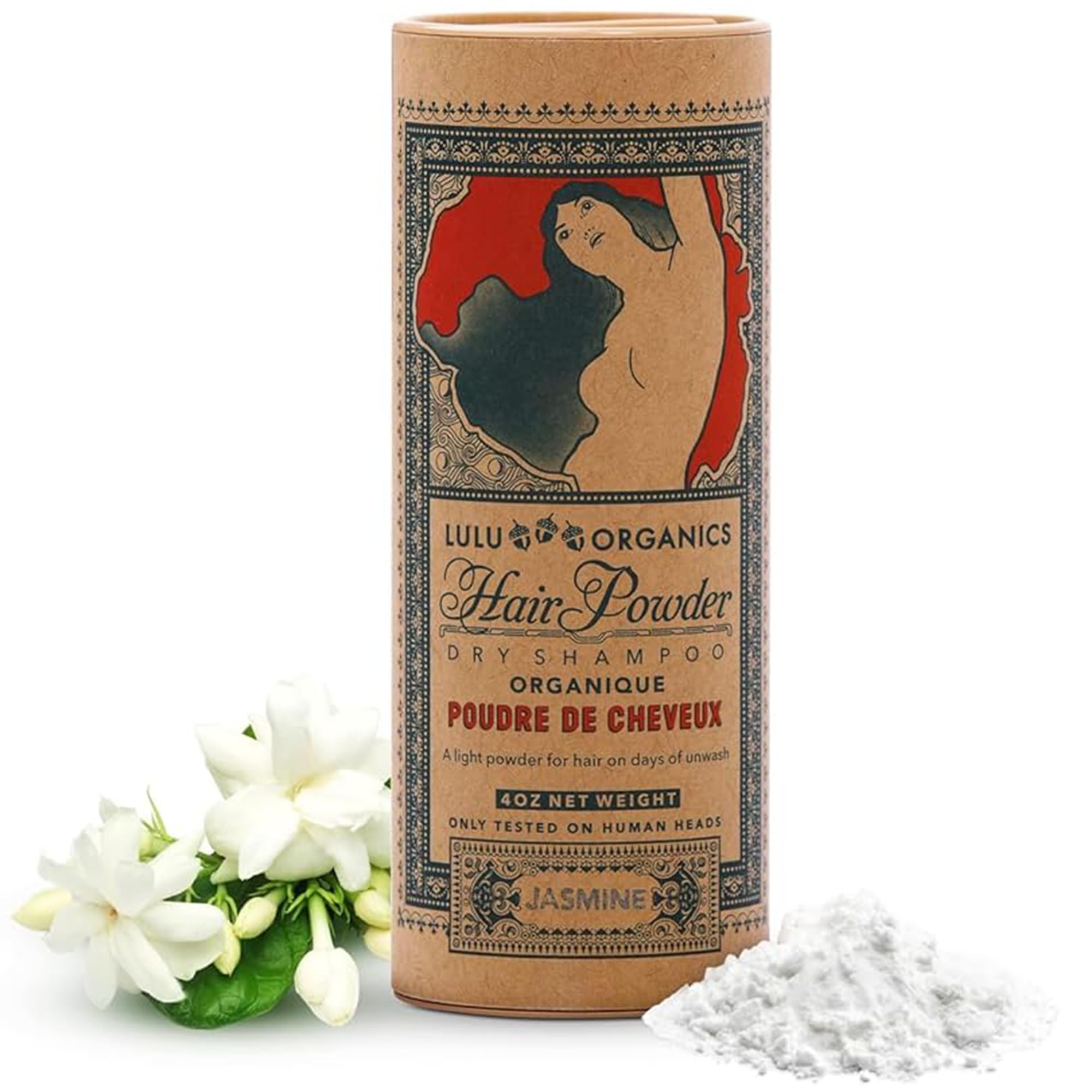 Jasmine Hair Powder 4.5 oz by Lulu Organics by Lulu Organics