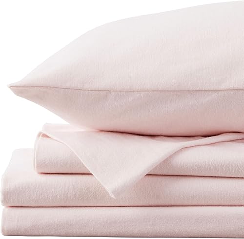 Miniatura 9 de Market & Place Juego de sábanas de franela de 100% algodón turco, 3 piezas, bolsillo profundo, acogedoras sábanas de invierno, doble cepillado para