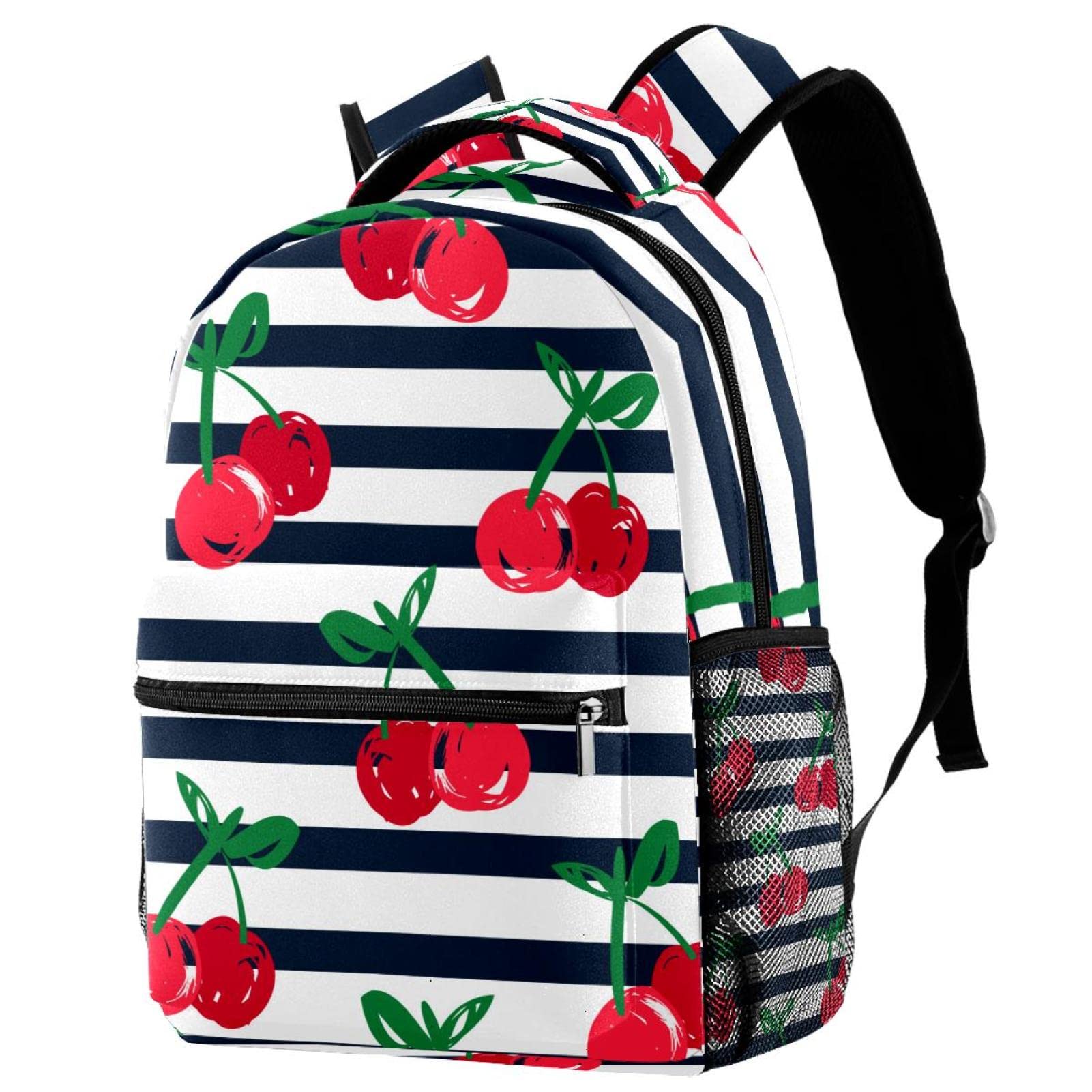 Sac à dos de voyage avec porte-bouteille universitaire rouge