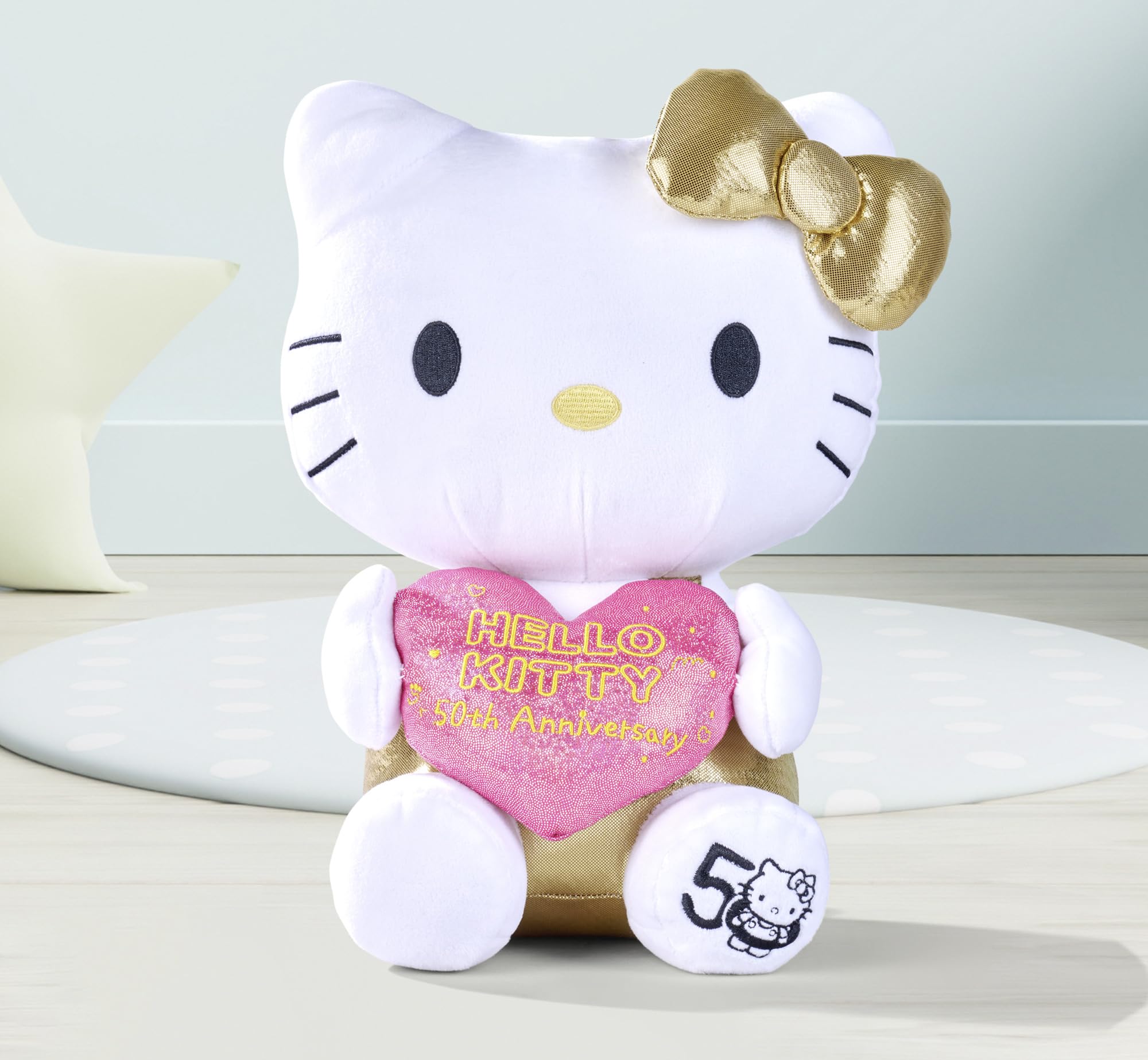 Simba Hello Kitty 50th Anniversary Plush Toy, 30 cm Size : Amazon