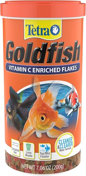 Tetra Goldfish Flakes Vitamin C Enriched Fish Food