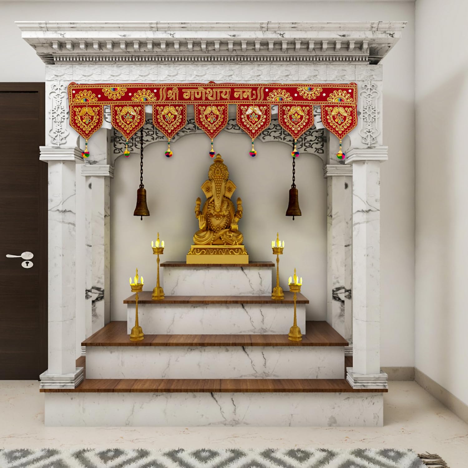 SYPRAM PRODUCTION Traditional Toran Bandarwal for Home Decor for Entrance Door Toran