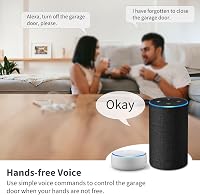 Dioche Smart WiFi Garázsajtó Nyitó Tuya App Vezérléssel, Alexa Google Assistant 5
