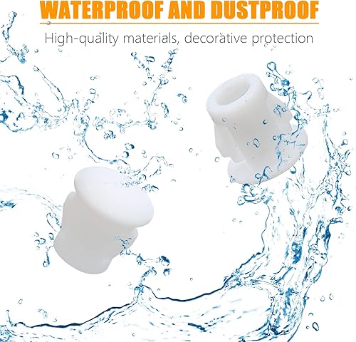 Miniatura 4 de Suiwotin 100 tapones de agujero negro de 0.197in0.19 pulgadas, tapones de plástico tipo empotrado, tubo de agujero de bloqueo a presión, tapas de