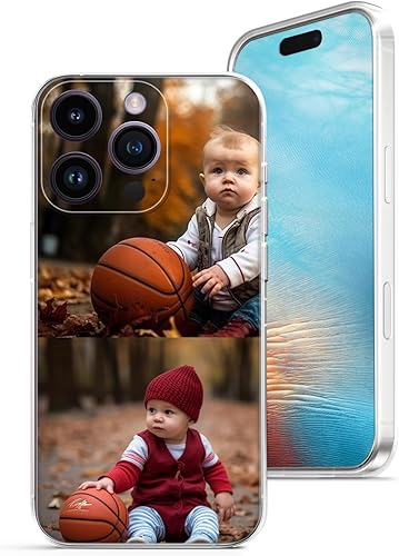 Funda de teléfono con foto personalizada, diseño de imagen personalizada para tu propia funda de teléfono con collage para familiares, amigos,