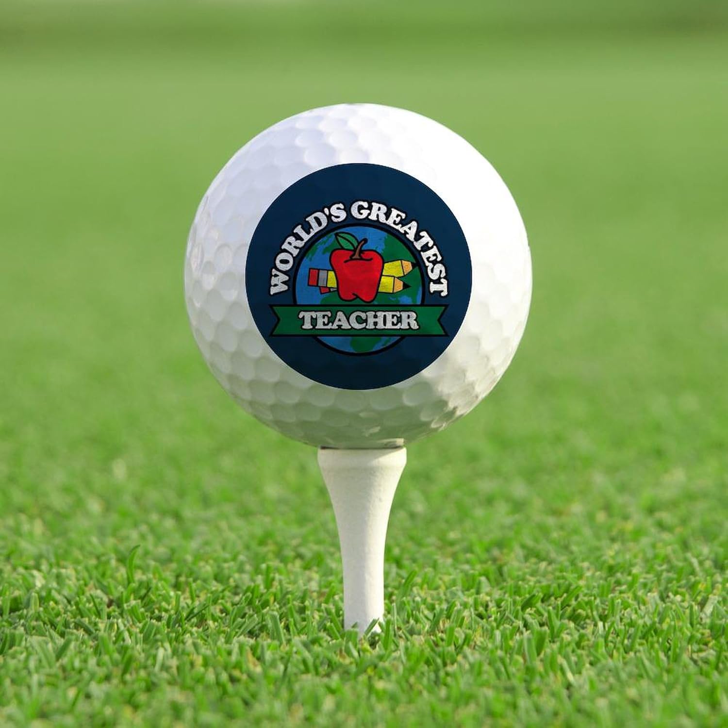 CafePress World's Greatest Teacher Novelty Golf Balls (Pk of 12)