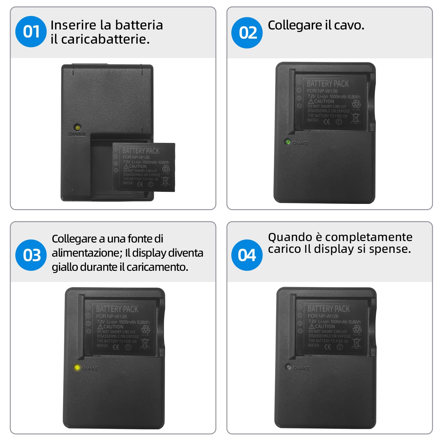 DMW-BCG10 Caricabatterie compatibile con Panasonic DMC-TZ10 DMC-TZ20 | DMC-TZ22 DMC-TZ6 DMC-TZ7 DMC-TZ8 DMC-ZR1 DMC-ZR3 DMC-ZS1 DMC-ZS3 DMC-ZS5 DMC-ZS7 DMC-ZX1 DMC-ZX3