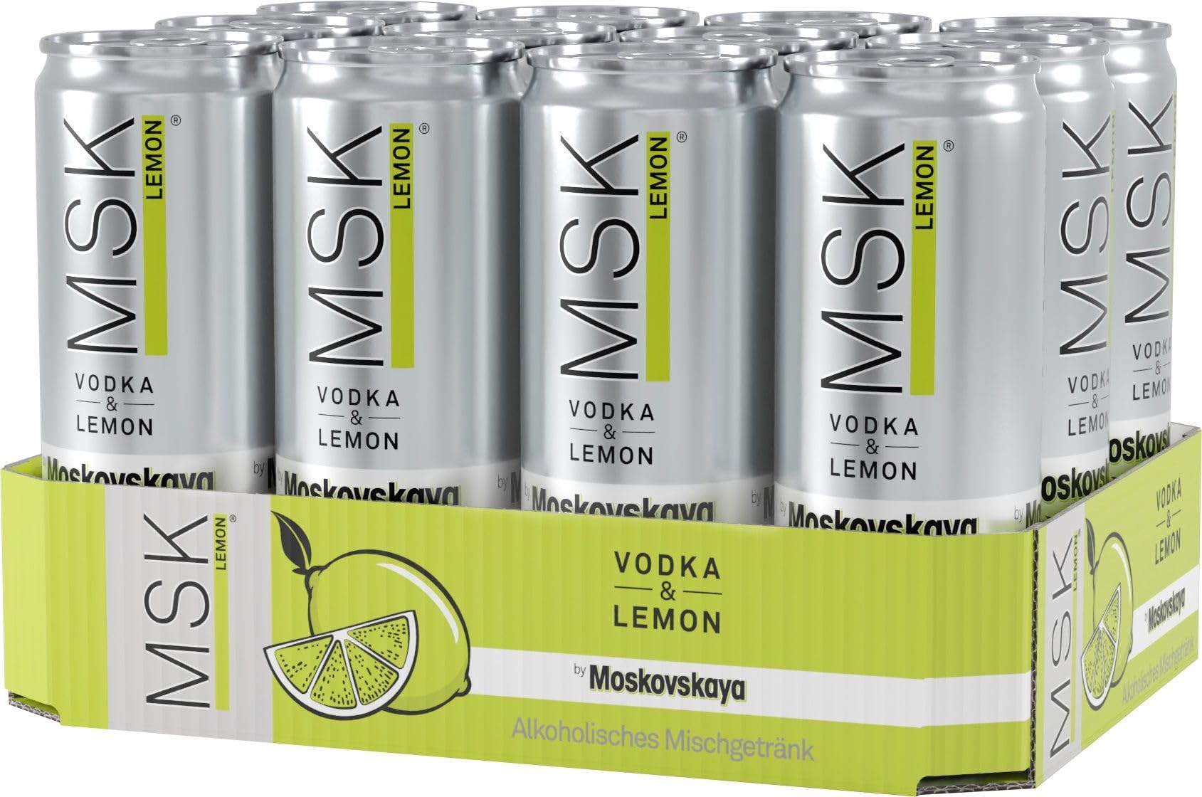 MSK Vodka & Lemon 10% Vol. Dose (12x0.33l)