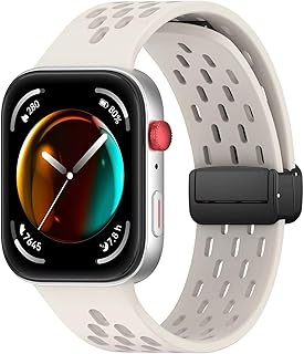 سوار سيليكون من فكرة لساعة هواوي فيت 3، سوار ساعة ذكية بمشبك مغناطيسي ناعم لساعة هواوي فيت 3، سوار معصم رياضي