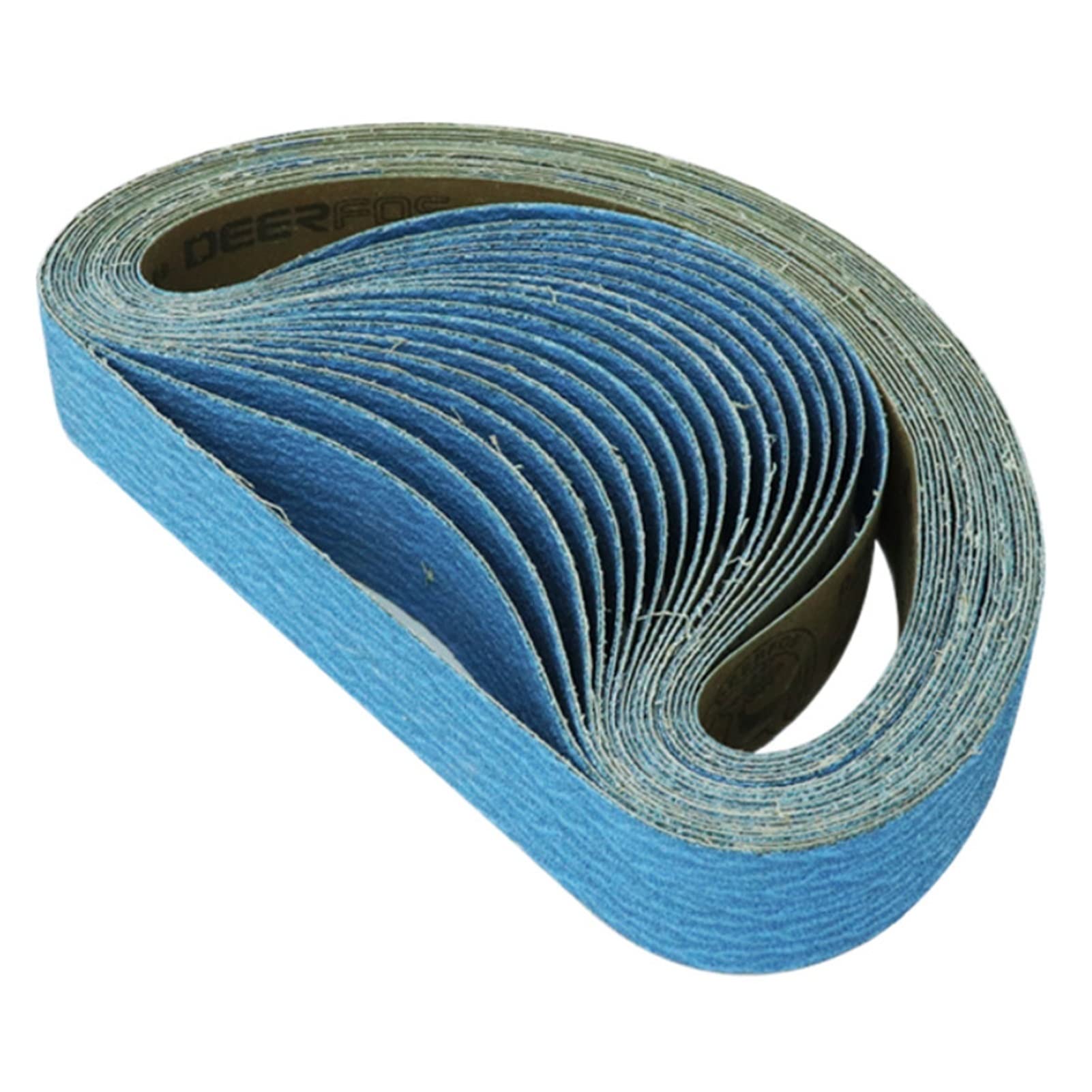 ByNGSDCC Sander Paper,10pcs 915 * 50mmXZ330 Blue Sanding Belts Zirconium Corundum Metal Brushed Polishing Belt Stainless Steel(60#)