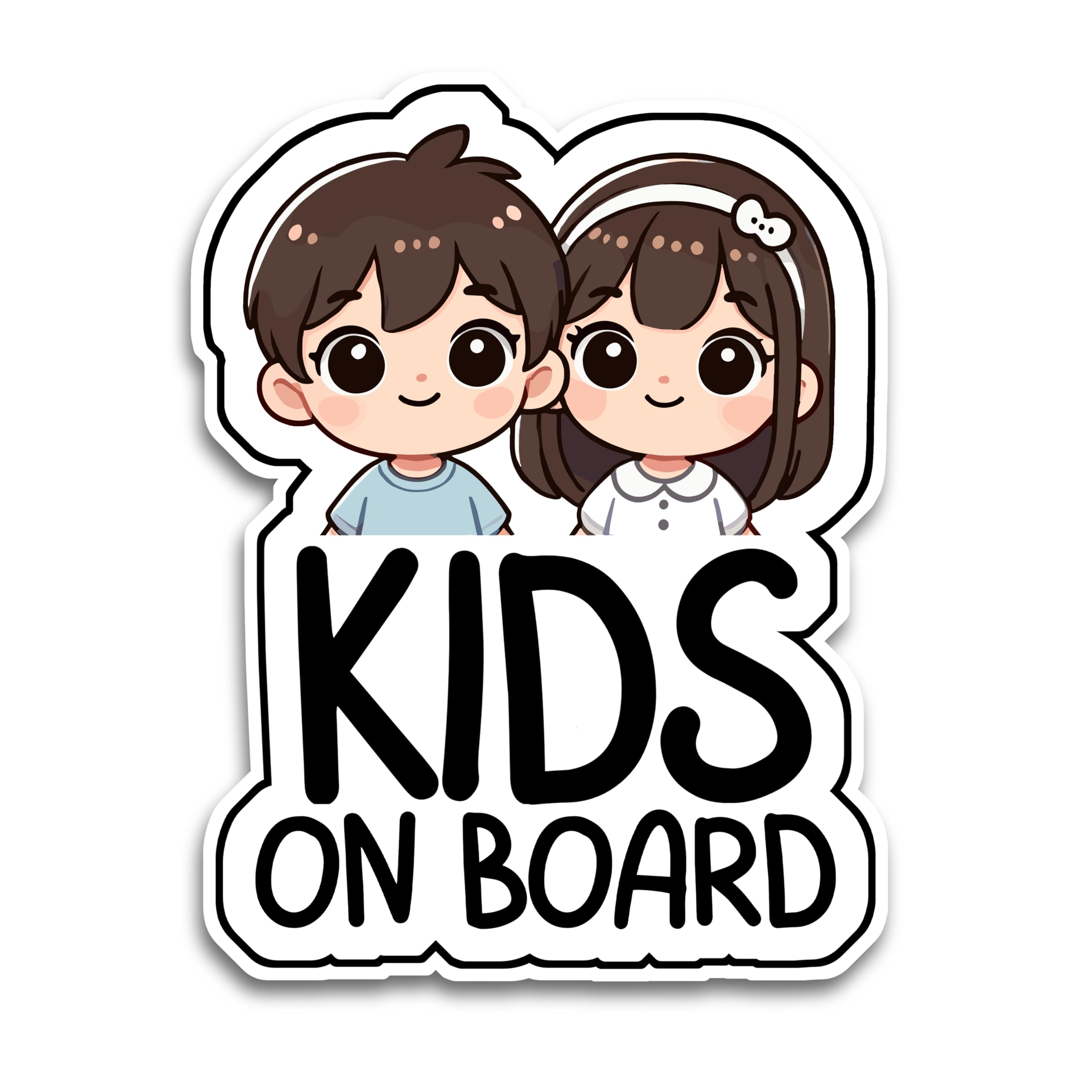 Baby on Board Sign for Car, Kids on Board, High Visibility Window Sticker Badge, Easy Apply & Remove, Universal Safety Sign