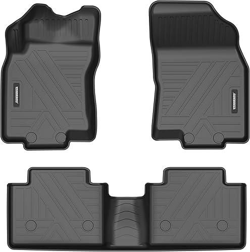 Miniatura 2 de WENNEBIRD Alfombrillas de TPE prémium para Nissan Rogue 2021-2024, para todo tipo de clima, antideslizantes, impermeables, accesorios para el