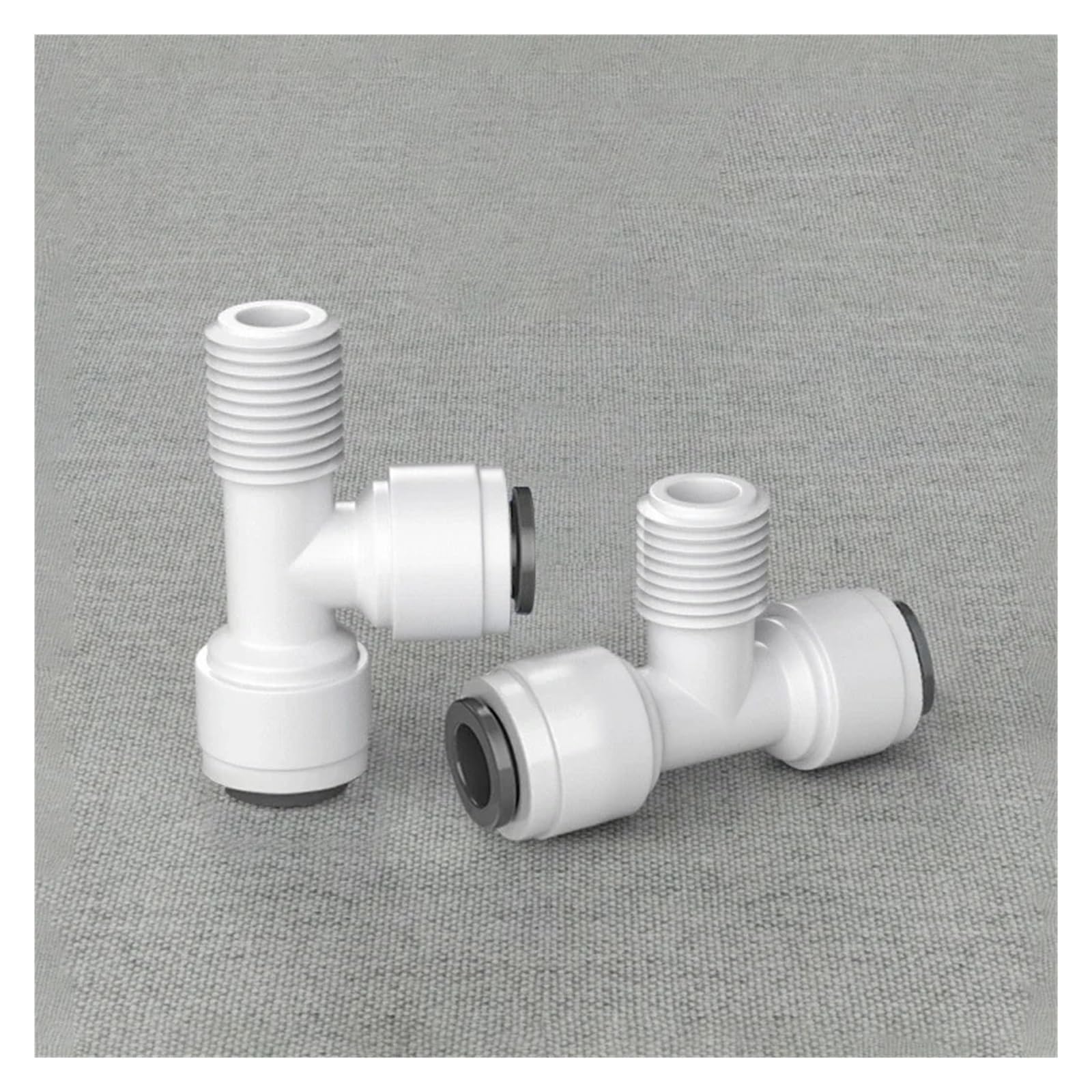 Accesorio de agua, rosca macho-hembra, conexión rápida, conector de manguera de 1/4" y 3/8", filtro de agua, piezas de ósmosis inversa(JSQMK048,50 pcs)